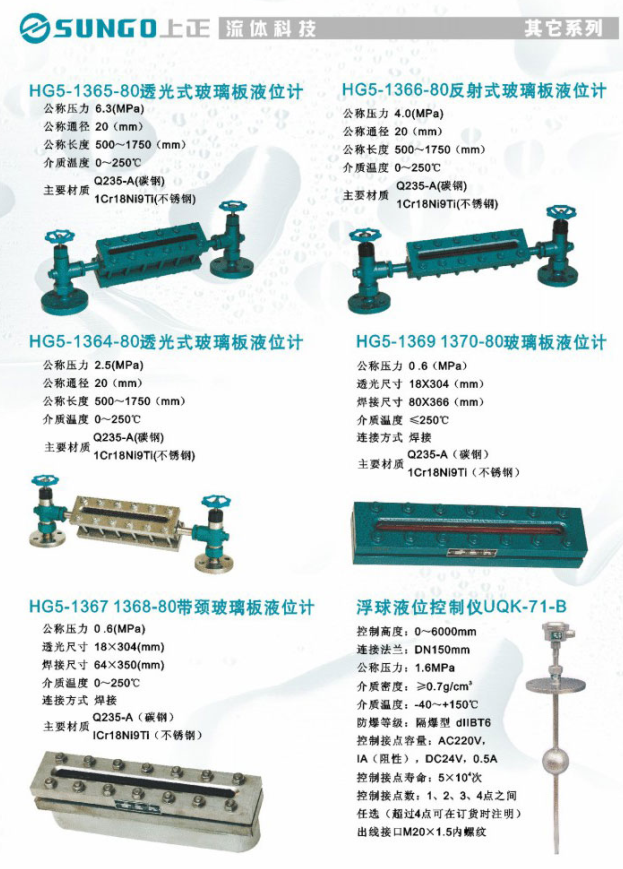 玻璃板液位计 玻璃板液位计